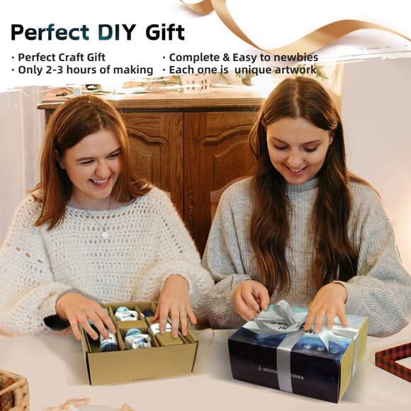 Craft Kits for Adults Teen Girls UV Resin Kit for Beginners Sea Arts and Crafts - Picture 7 of 9